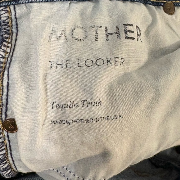 MOTHER the looker Women's Skinny Jeans in Blue - Picture 4 of 4